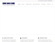 Tablet Screenshot of hairclinic.ie