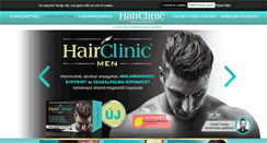 Desktop Screenshot of hairclinic.hu